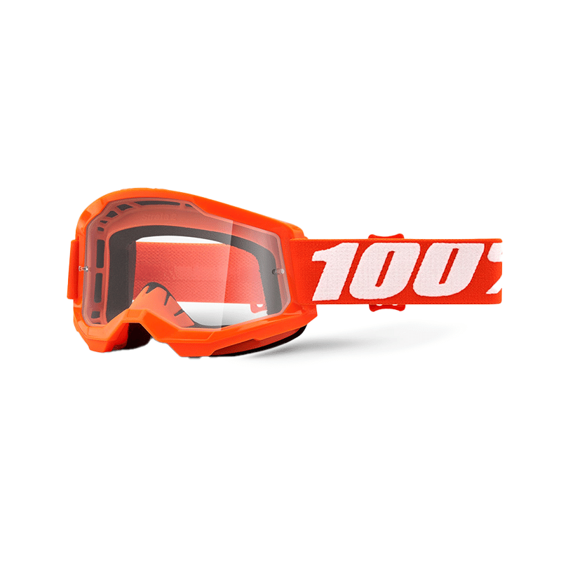 100% GAFAS STRATA 2 GOGGLE NARANJA - CLEAR LENS