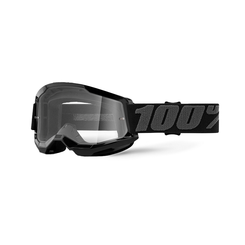 100% GAFAS STRATA 2 GOGGLE NEGRO - CLEAR LENS 100%