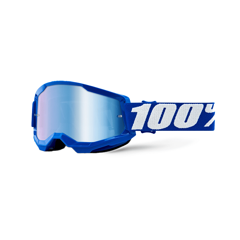 100% GAFAS STRATA 2 GOGGLE AZUL - MIRROR AZUL LENS