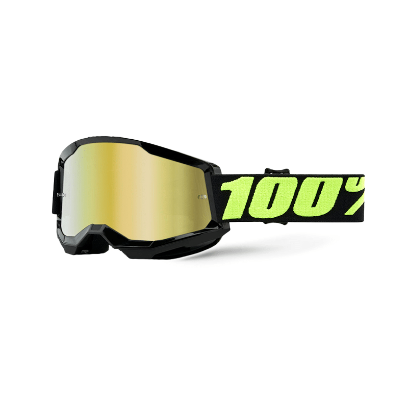 100% GAFAS STRATA 2 GOGGLE UPSOL - MIRROR ORO LENS