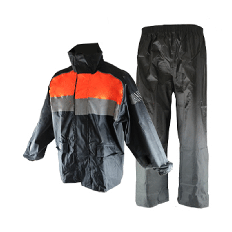 MOXAL IMPERMEABLE IM05 CR1 NEGRO/NARANJA NEON TALLA M