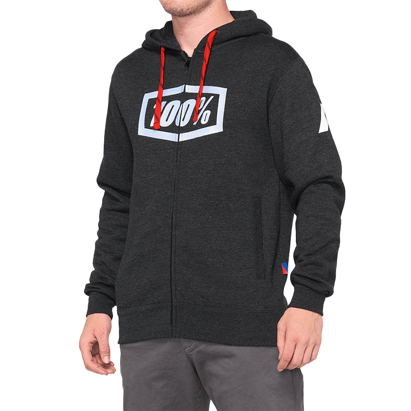 100% SYNDICATE ZIP HOODED SWEATSHIRT