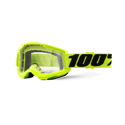 [AC.CP.GSC.AMA] 100% GAFAS STRATA 2 GOGGLE YELLOW - CLEAR LENS