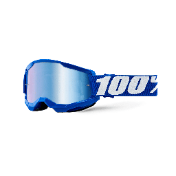 [AC.CP.GSL.AZU] 100% GAFAS STRATA 2 GOGGLE AZUL - MIRROR AZUL LENS