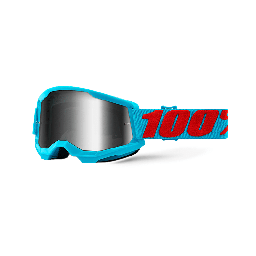 [AC.CP.GSS.PLA] 100% GAFAS STRATA 2 GOGGLE SUMMIT - MIRROR PLATA LENS